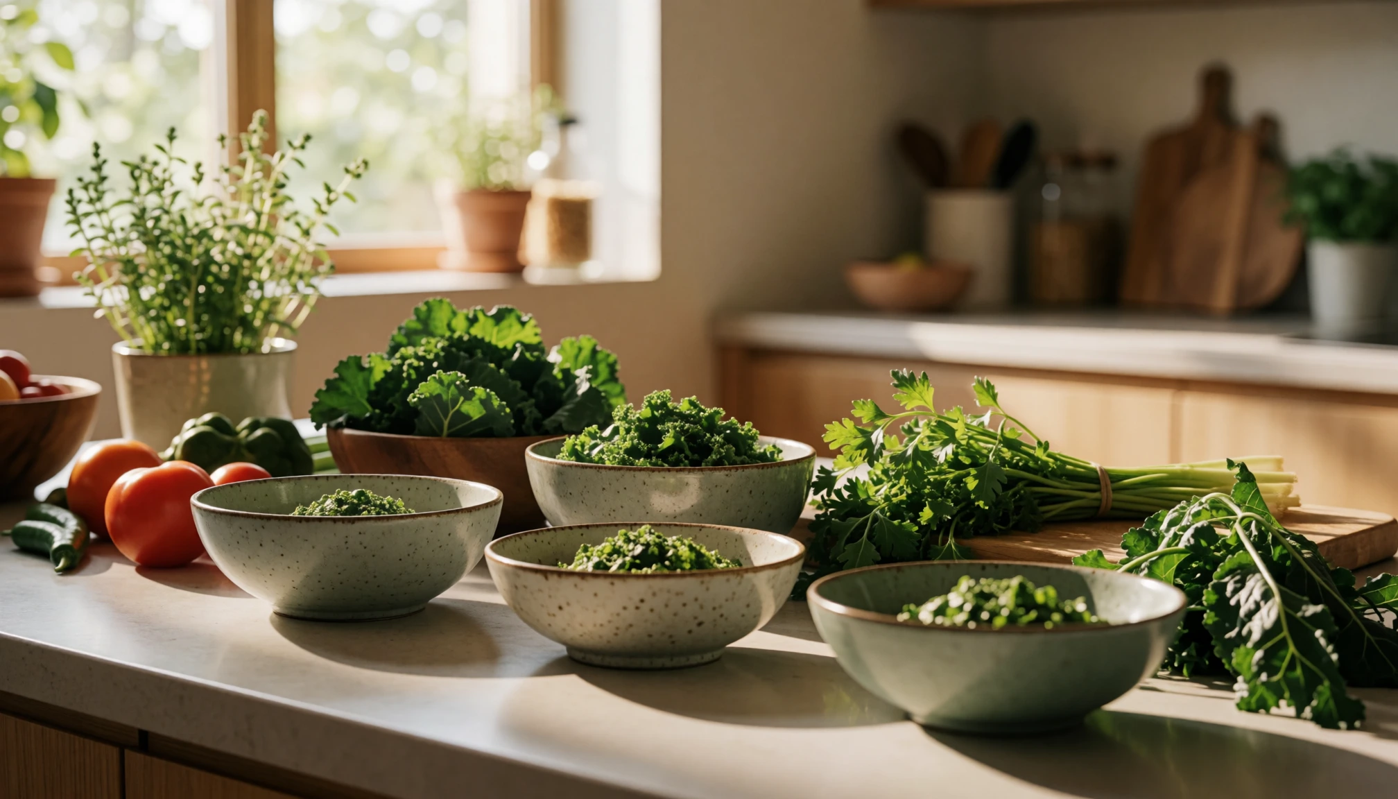 Préparation au chou kale pour des menus équilibrés de la semaine