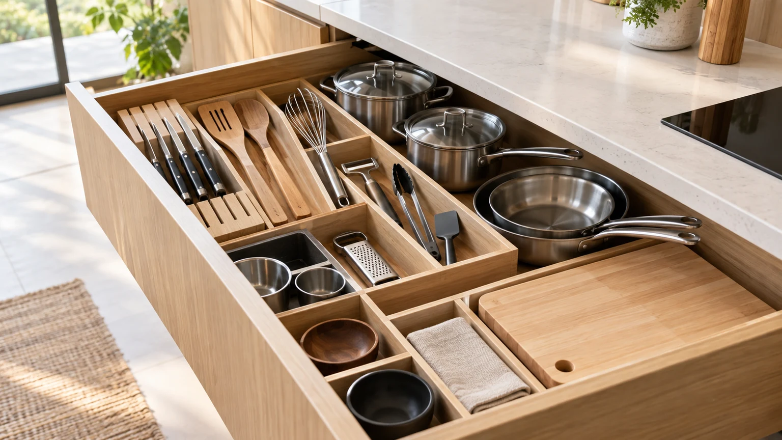 Photo éditoriale pour Équipement cuisine essentiel : 12 indispensables pour cuisiner mieux
